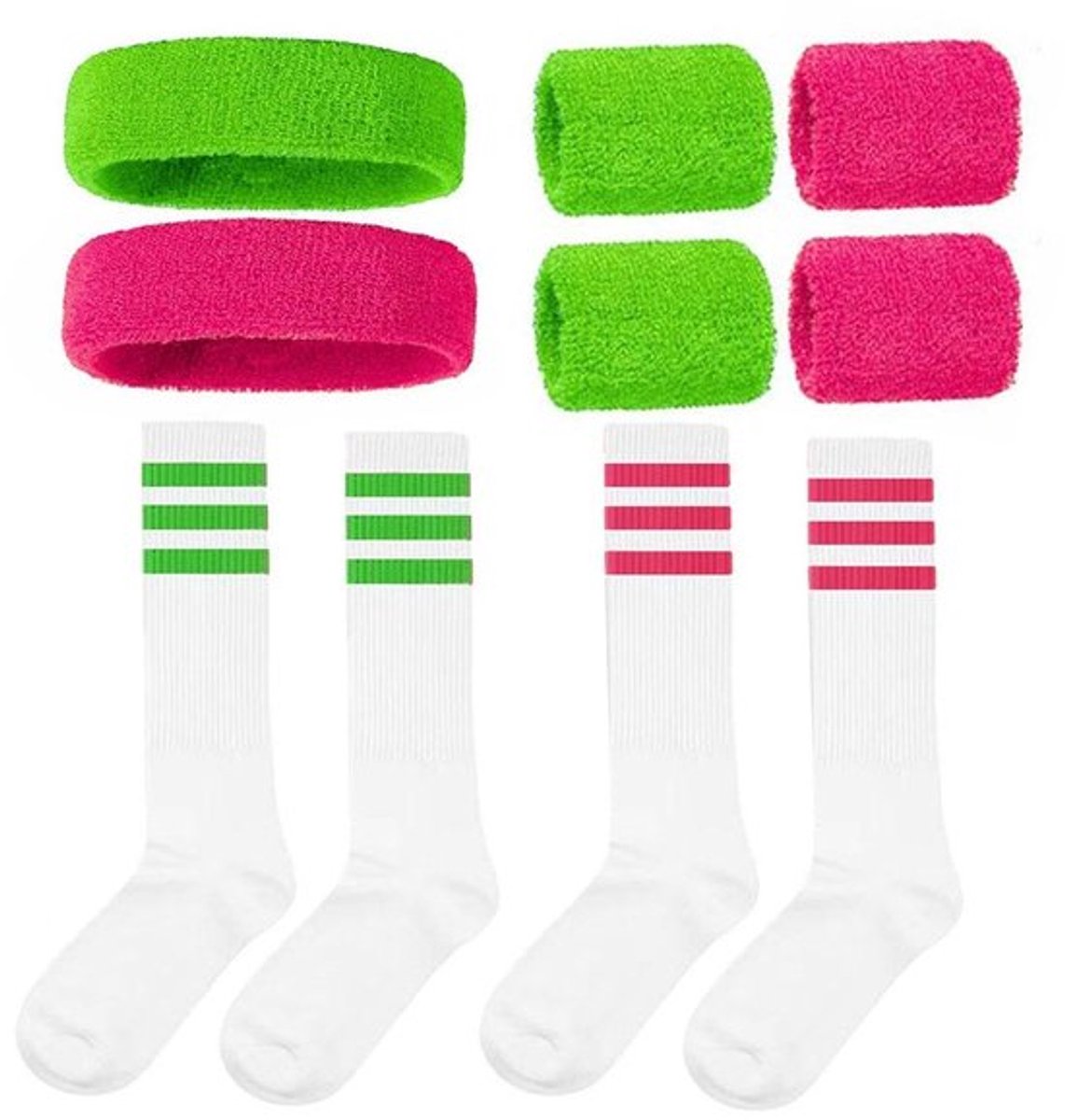 Comfortable en breathable wristbands for sports