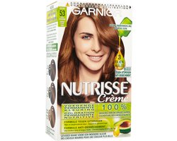 Garnier Nutrisse Ultra Crème 5.3 - Licht Goudbruin - Intens voedende permanente haarkleuring