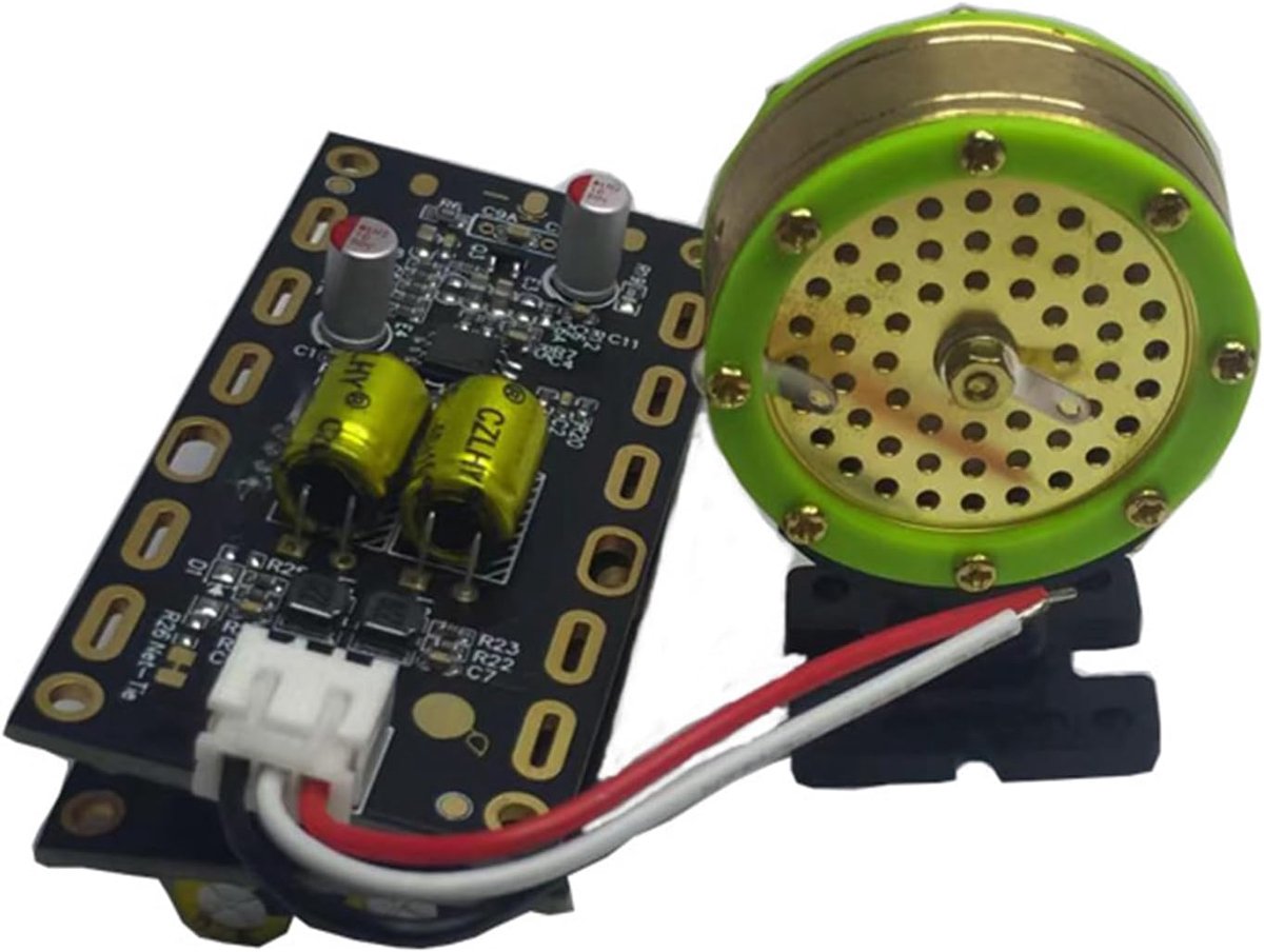 Microfoon Cartridge Kernen - Condensator Mic Kernen - Opnemen Geluid - Groot Diafragma - 34mm - Meerkleurig