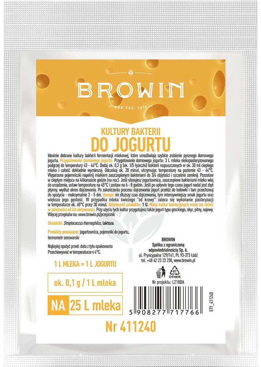 Browin yoghurt cultuur