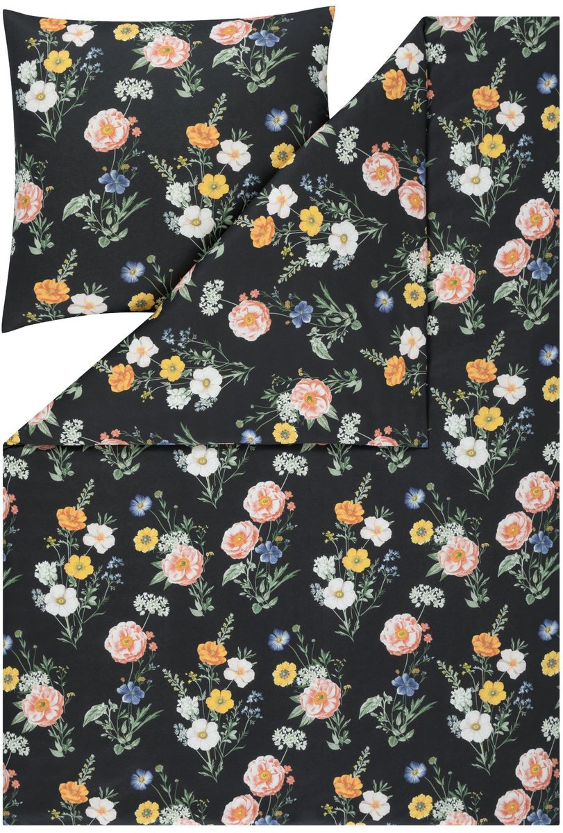 Estella Fiona - Dekbedovertrekset - 160 x 200 cm - Mako-interlockjersey - Geel