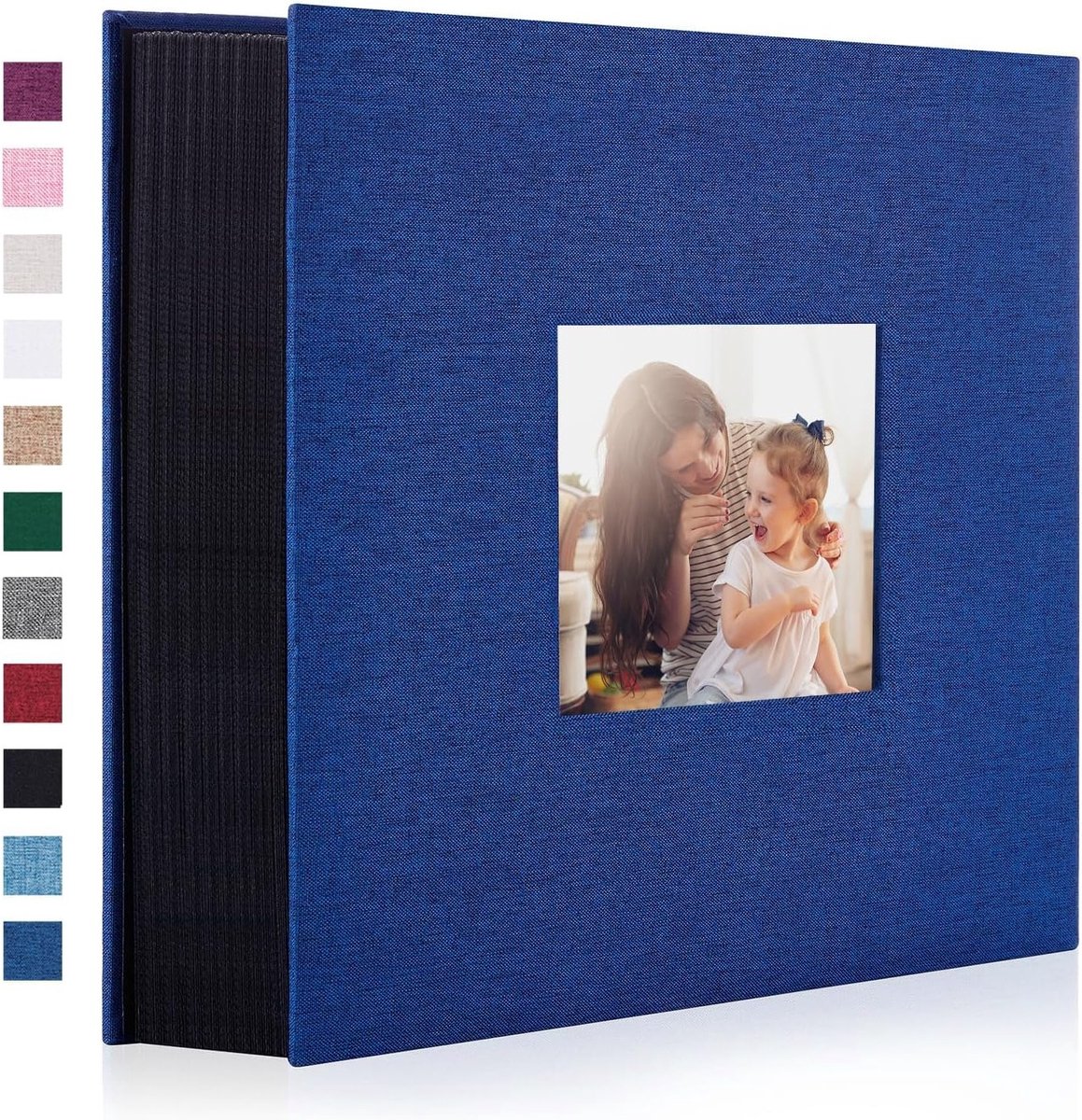 Fotoalbum met 1000 Compartimenten, Geschikt voor Familie, Bruiloft en Jubileum, Groot Formaat voor Horizontale en Verticale Foto's, 6 x 4 inch