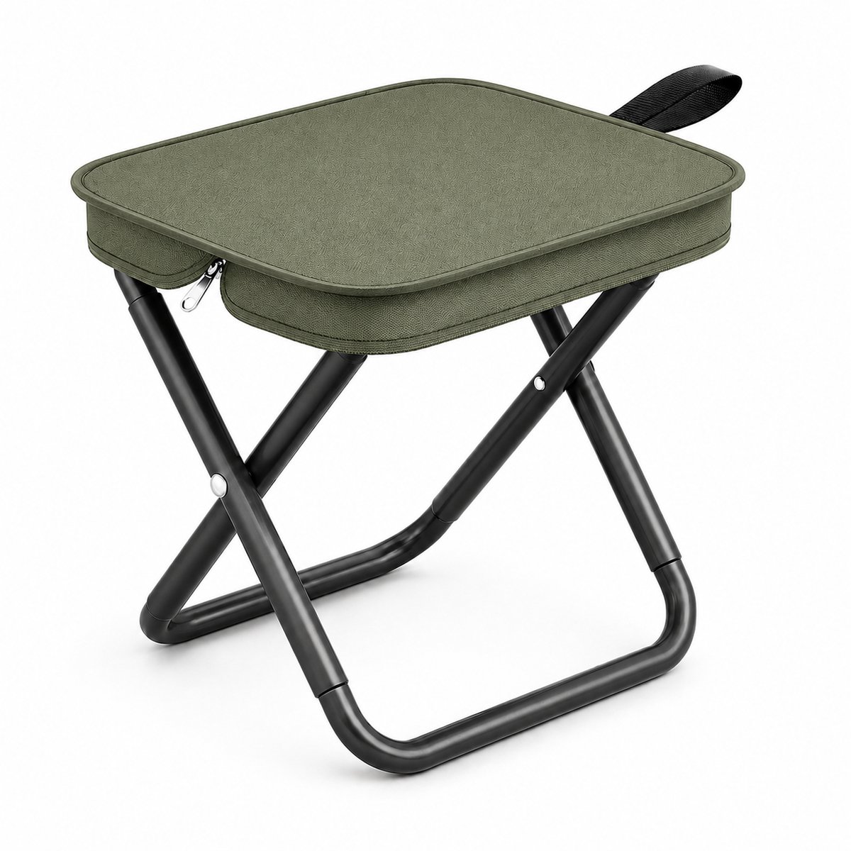 Heuts Goods - Mini Campingstoel - Vouwstoel - Campingstoel Opvouwbaar - Strandstoel - Kampeerstoel - Makkelijk Draagbaar - Inklapbaar - Lichtgewicht - Groen — cadeau in Sport & Outdoor - foto 3