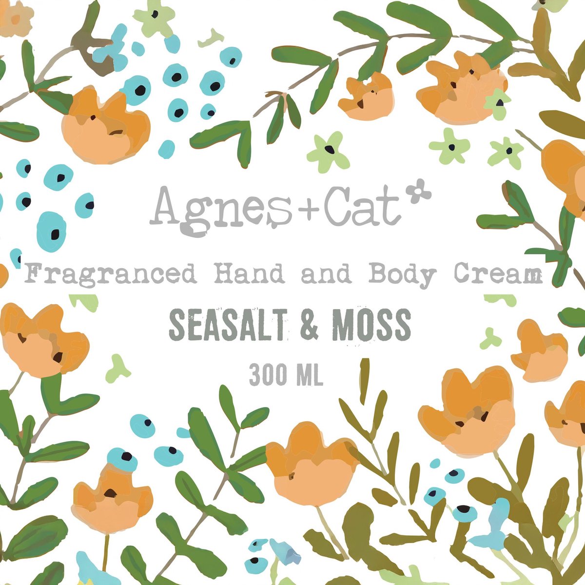 Hand & Body Cream - Sea Salt & Moss - 300ml