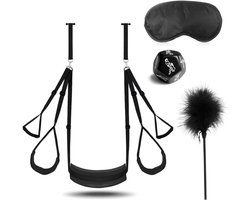 VIN® Sex Schommel - Sex Swing Extra Stevig – Seksschommel – Seksspeeltjes voor Koppel – Seks Schommel BDSM – Erotiek Toys - Sex Sling – Love Swing – Discreet Verpakt - Zwart