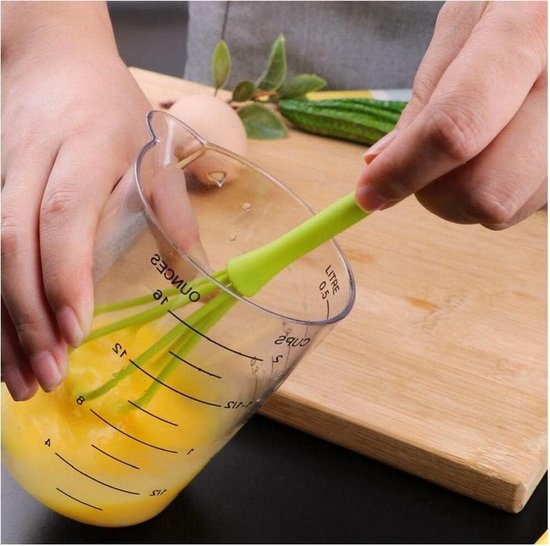 Keukenmixer - Handmixer garde - Koken en bakken - Laag geluidsniveau - 18x4 cm - Wit — afbeelding 2
