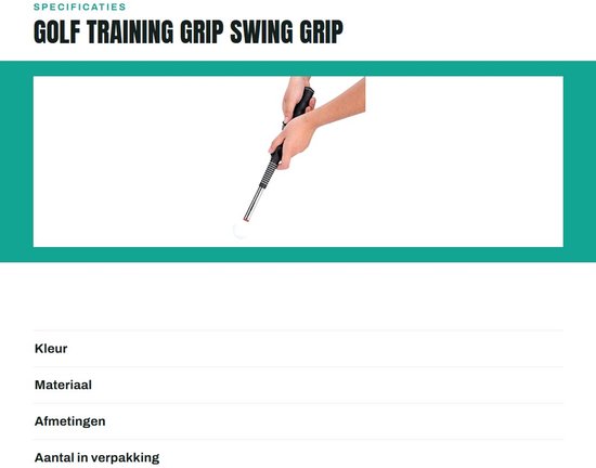 Dailygoods - Golf Warm-Up Swing Trainer Staaf voor Beginners van Dailygoods — afbeelding 4