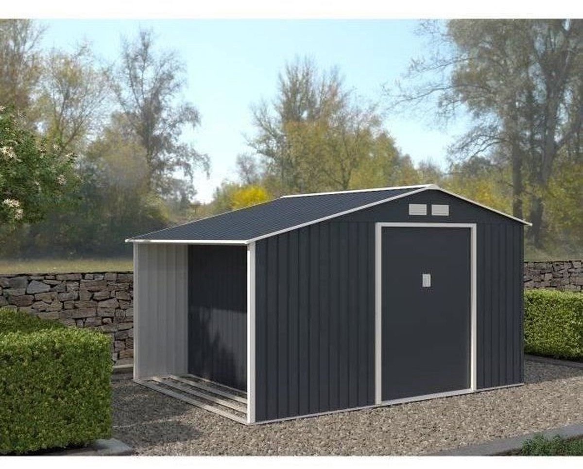 AUCUNE – 8,72 m² tuinhuis met dubbele schuifdeur – 0,25 mm