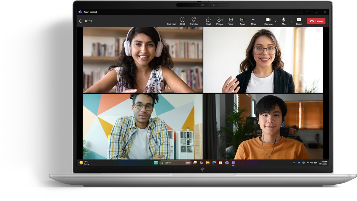 HP EliteBook 6 G2a Next Gen AI AMD Ryzen AI 5 PRO 435 Laptop 40,6 cm (16") WUXGA 16 GB DDR5-SDRAM 512 GB SSD Wi-Fi 7 (802.11be) Windows 11 Pro Zilver