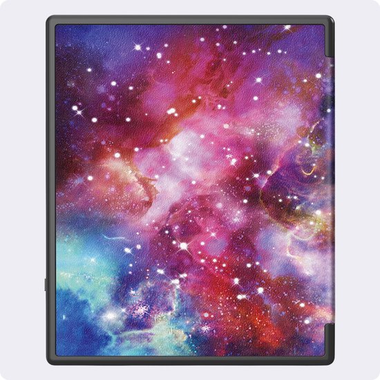 Hoes Geschikt voor Kobo Elipsa 2E - Luxe E-reader Bescherm Case - Hoesje Book Cover - Galaxy — afbeelding 4