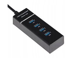 IBOX IUH3FB Serie - Actieve USB Hub - 4xUSB 3.0 - Zwart