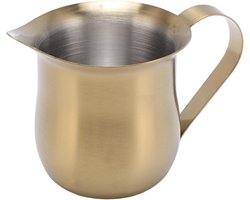 Melkopschuimkan - Koffie kan - Koffie maken - Elegant goud design - 150 ml - Goud