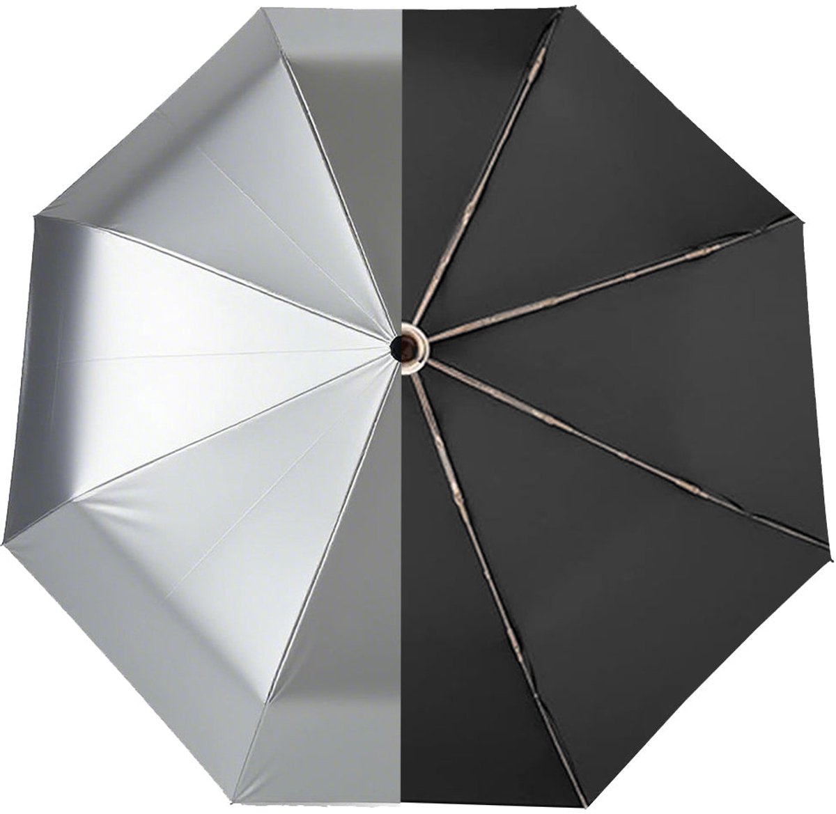 LE MONDE DU PARAPLUIE Compacte, windbestendige opvouwbare paraplu,Blauw