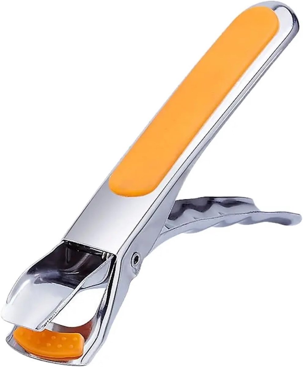 Anti-hete klemmen Komklem bordklem Veilig hete borden hanteren Roestvrij staal 3 stuks Oranje