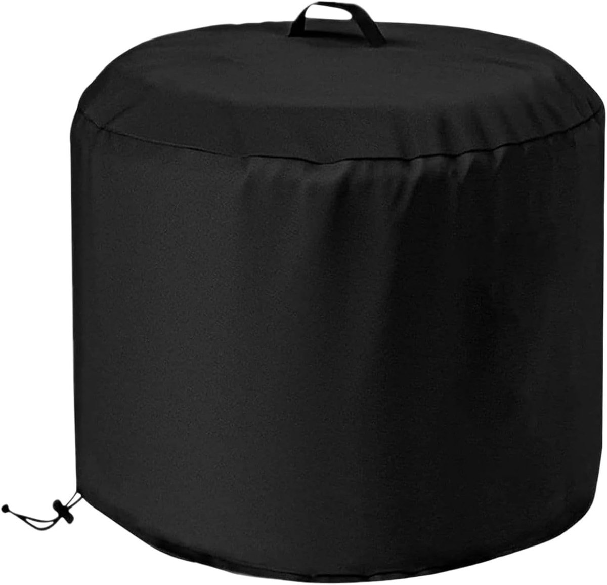 Ronde Hoes - Vuurkorf Beschermer - Buiten Leven - Waterdicht Winddicht - Tot 100cm Diameter - Zwart