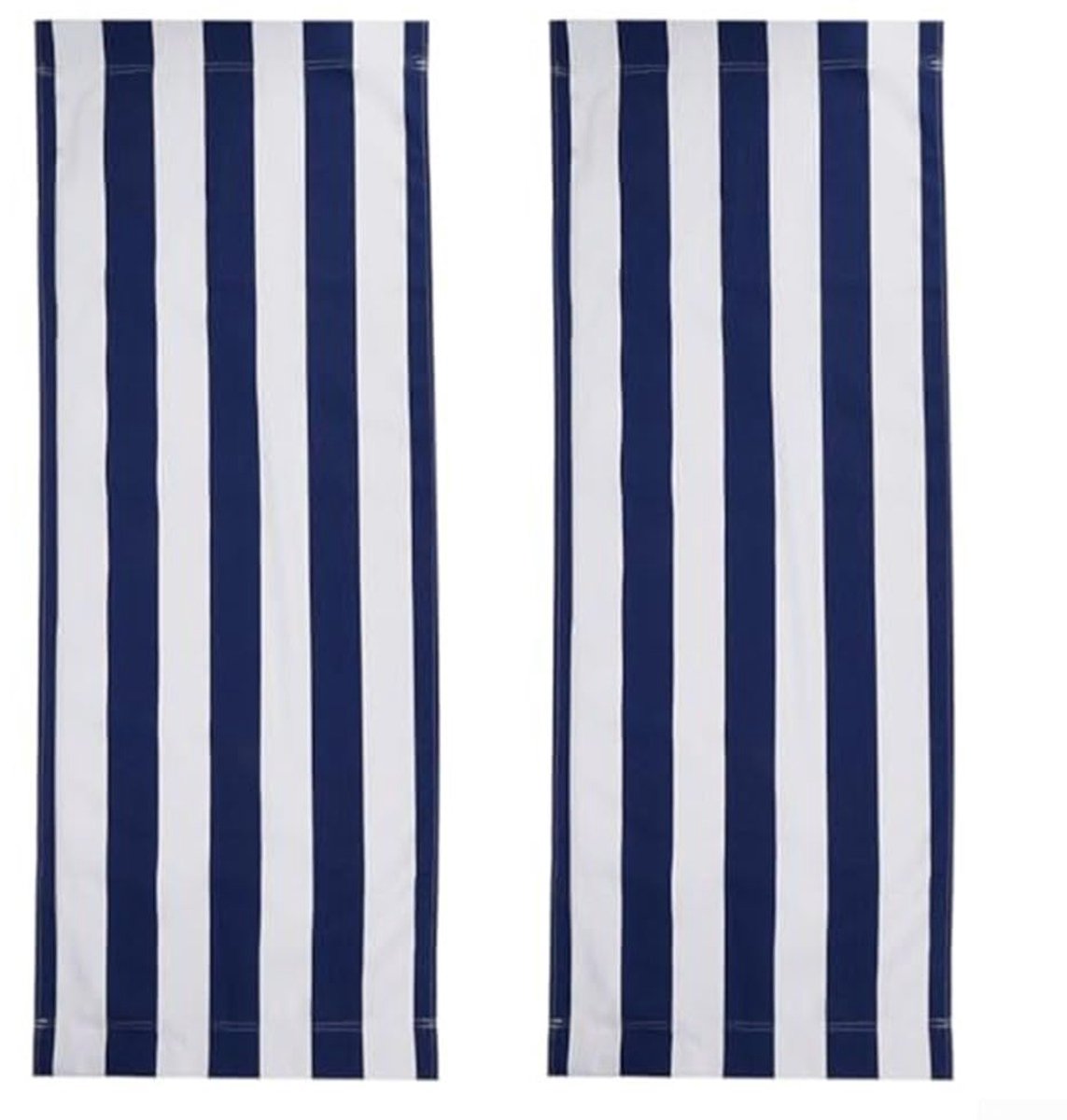 SnelShoppen - Vervangende Hoes voor Strandbed, Loungestoel, Stof, Reserveband, Vouwdoek, Polyesterweefsel, 2 Stuks, Tuin, Camping, Vakantie, Buiten