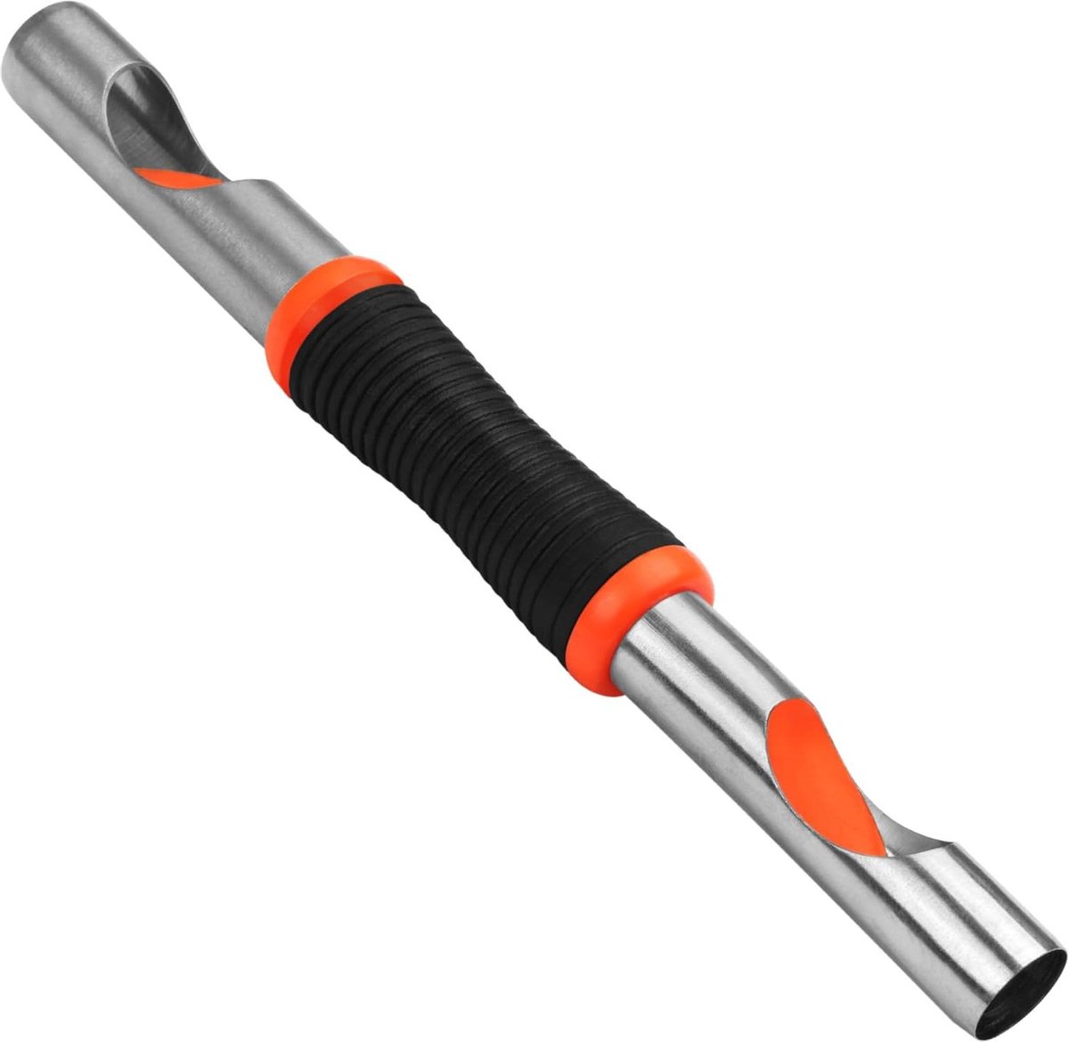 Dubbelzijdige Deegsteker - Visdeeg Hulpmiddel - Vissen op Forel - Antislip Rubberen Greep - 15 & 17 mm - Zwart