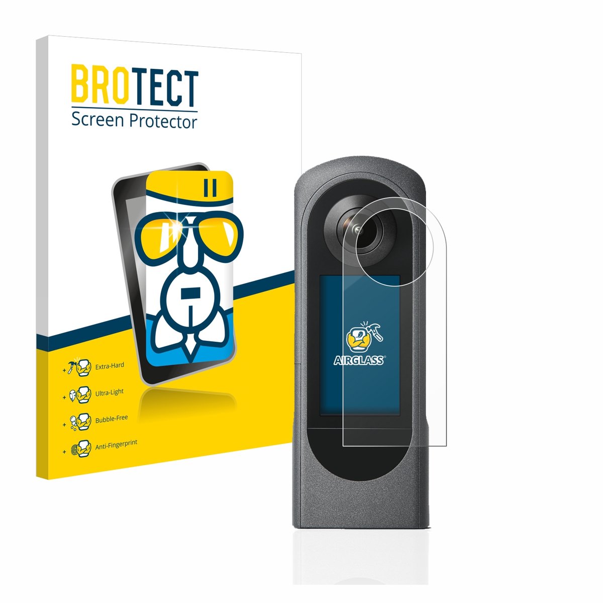 Screenprotector voor Ricoh Theta X Beschermglas transparant