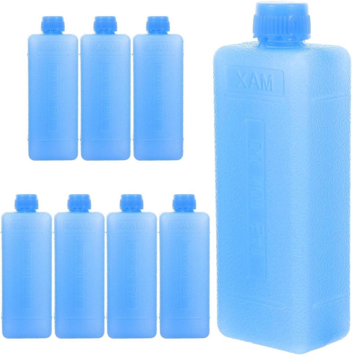 Herbruikbare Koelelementen - IJsblokken Koeltas - Eten Vers Houden - Lekvrije Schroefdop - 115 cm - Blauw