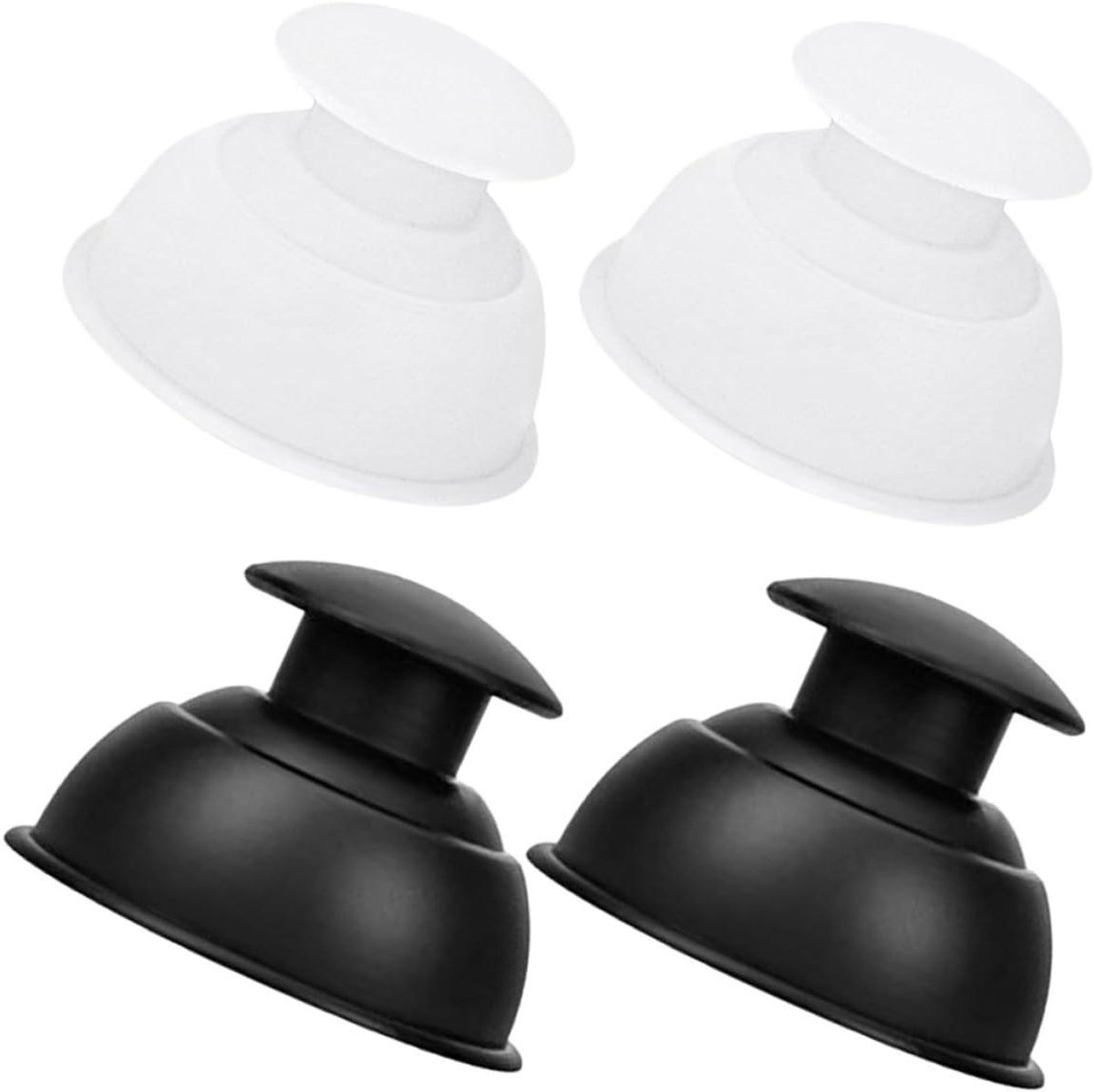 Siliconen Cupping Set - Lichaamsmassager Cups - Ontspanning Bevorderen - Bevordert Bloedsomloop - 4 Stuks - Diverse Kleuren