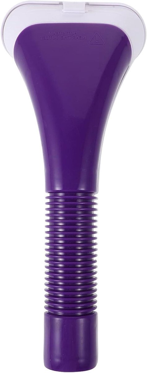 Stoommondstuk Kledingstomer - Stoomkop Vervanging - Kreukvrije Kleding - Universele Compatibiliteit - 28 cm - Paars