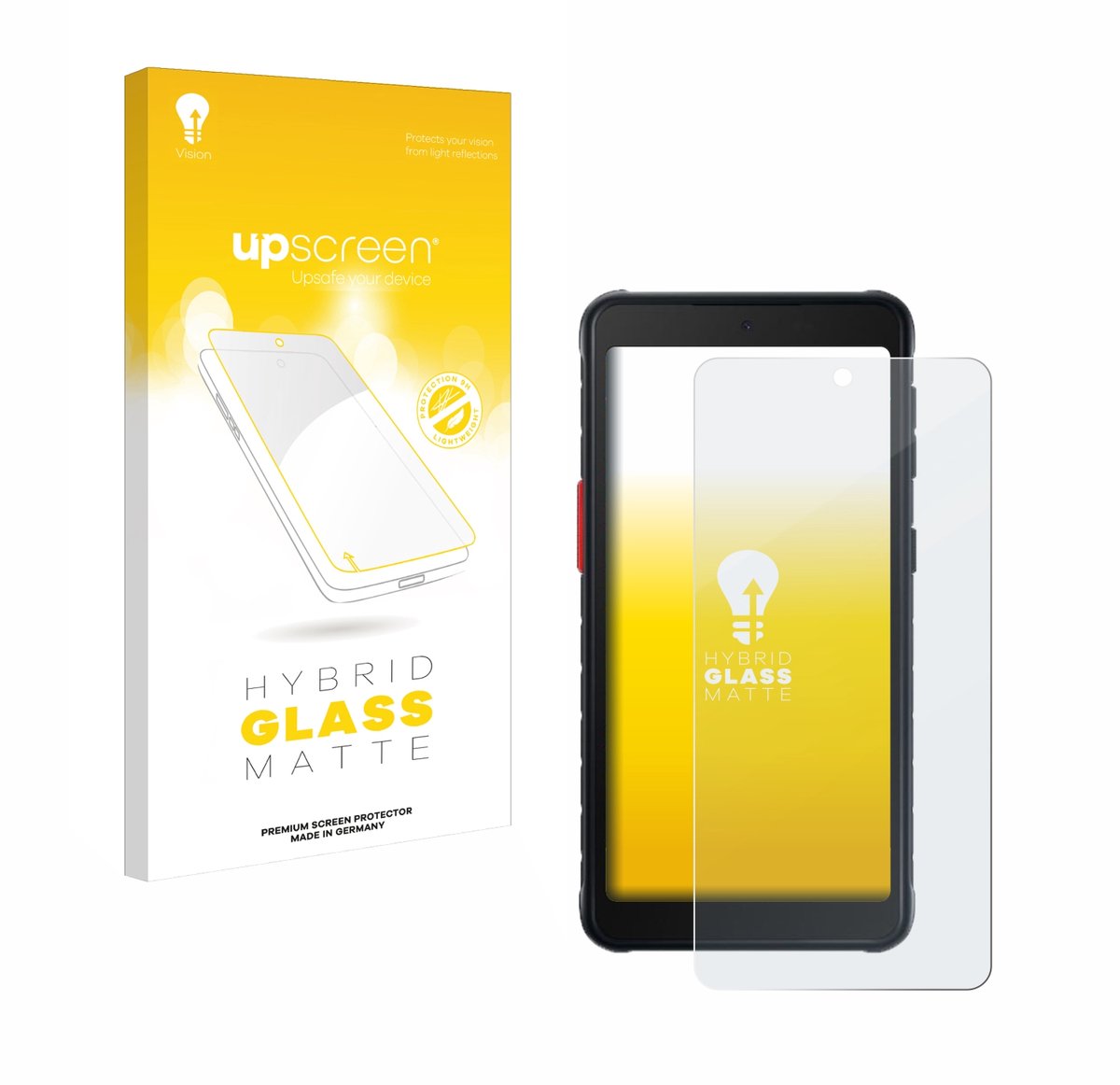 upscreen - Screenprotector voor Samsung Galaxy XCover 5 - Folie Beschermfolie Beschermglas matte