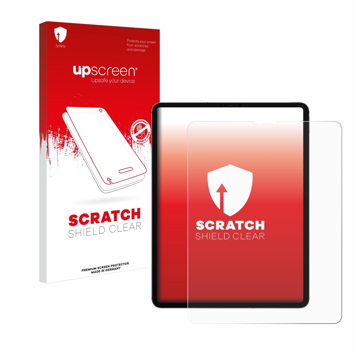upscreen - Screenprotector voor Apple iPad Pro 12.9" 2021 (5. Gen.) - Folie Beschermfolie transparant