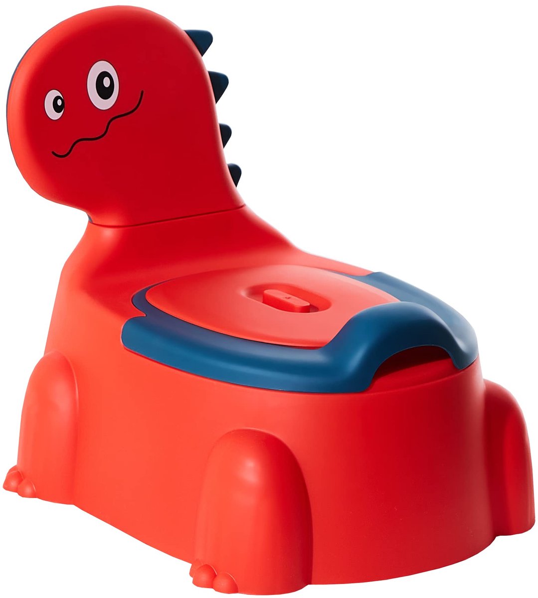 SnelShoppen - Potty Training Seat - Kinder Potje - Leertoilet Met Rugleuning - Comfortabel, Antislip, Spatwaterdicht En Geurbestendig Baby- En Kindert