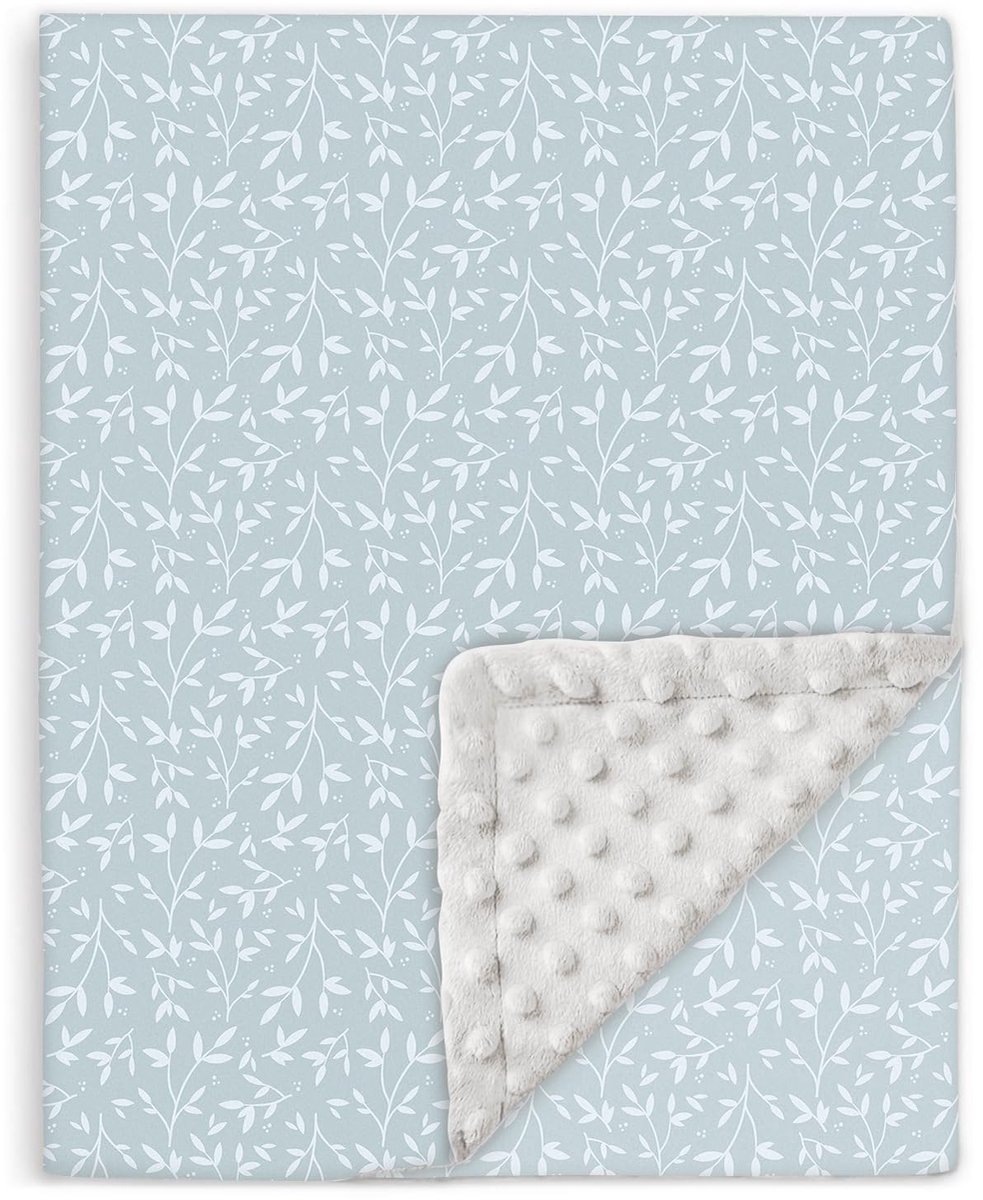 SnelShoppen - Babydeken 100x135 Cm - Zachte Minky Katoen Oeko Tex - Polyester Vulling Quilt - Ledikant Deken - Wiegdeken - Baby Swaddle - Kinderkamer