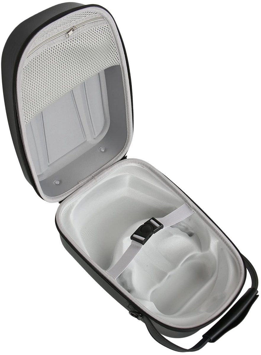SnelShoppen - Draagtas voor PS5 VR2, PSVR 2 Hard Shell Case, EVA Duurzaam en Draagbaar met Grote Capaciteit, Stroompatroon, Ideaal voor Gaming en Reiz