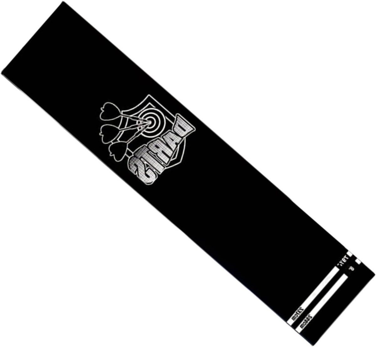 Dartmat - Dartbord Tapijt - Training en Spel - Antislip Stabiliteit - 300 x 33 cm - Grijs