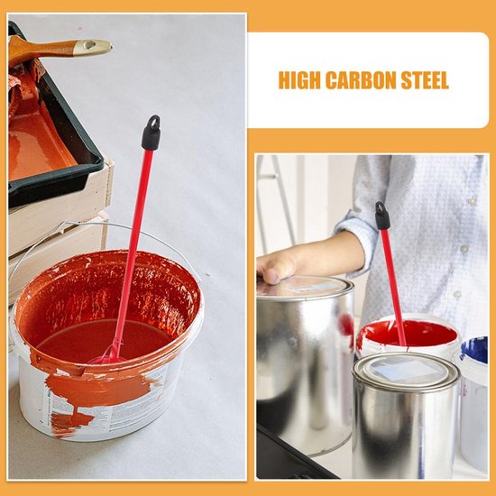 Mixer Opzetstukken - Mixstaven - Mengen van Materialen - Efficiënt en Snel - 42 cm Lengte - Rood — afbeelding 3