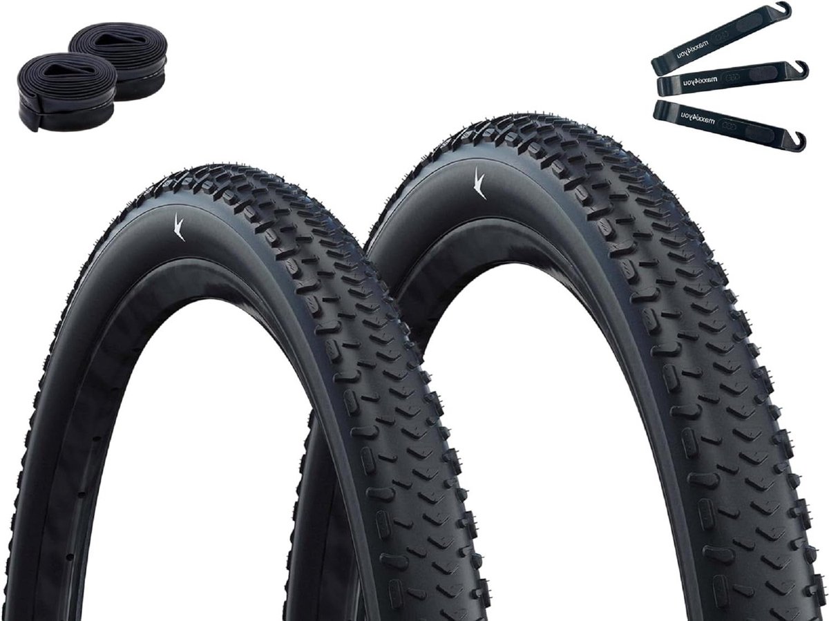 Gravel Banden Set - Fietsbanden Set - All-road Fietsen - Maximale Hechting - 28 x 175 Inch - Zwart