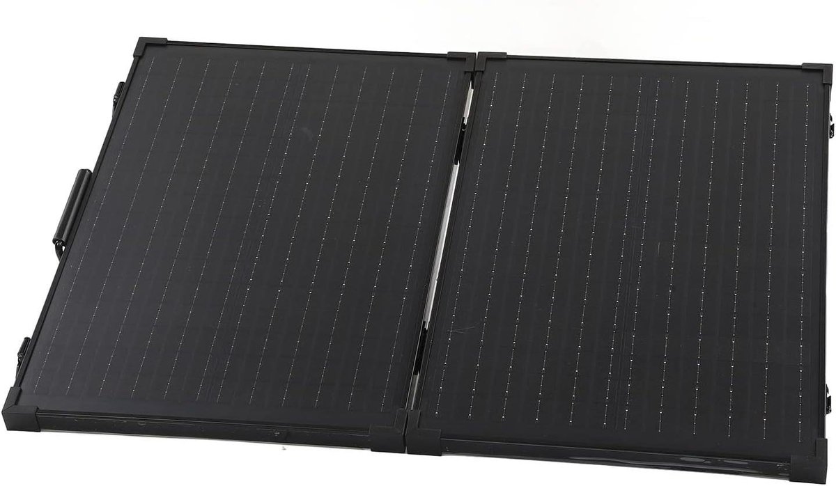 Opvouwbaar Zonnepaneel - Draagbaar Paneel - Off-Grid Opladen - Hoge Conversie - 79 x 43 x 8 cm - Zwart