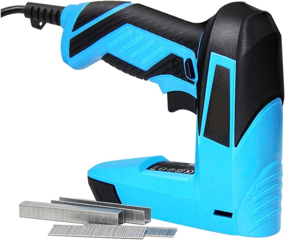 Elektrisch Nietpistool - Nietmachine Tacker - Doe-het-zelf Projecten - Laag Werk geluid - 0.6 kg - One Color