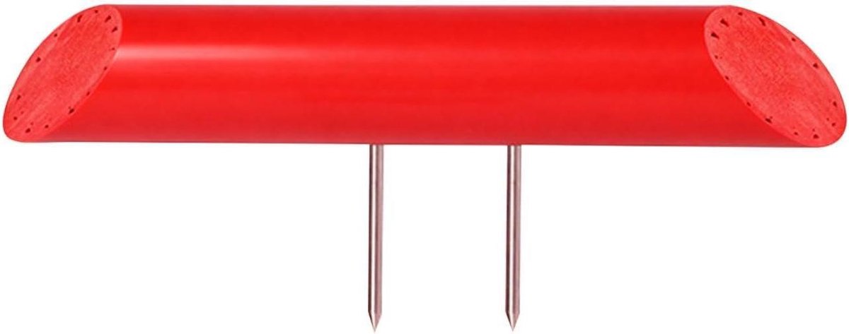 Golf Tee Markers - Golf Afbakening - Oefenbaan Uitlijning - UV Bescherming - Set Van 2 Stuks - Rood