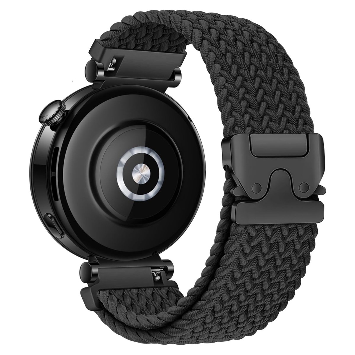 Dailygoods- Horlogeband 18mm Nylon - Compatibel met Huawei Watch GT 5/4 - Garmin Venu 3S - Sportarmband - Meerdere kleuren - Modieus en veelzijdig - Sportband
