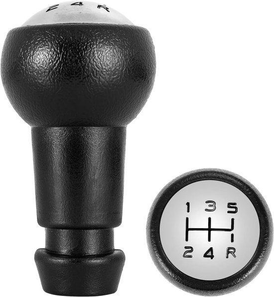 Versnellingspookknop - Pookknop Auto - Verbeter Rijcomfort - Aluminium Legering - 10x10 mm - Chroom Zwart — afbeelding 3