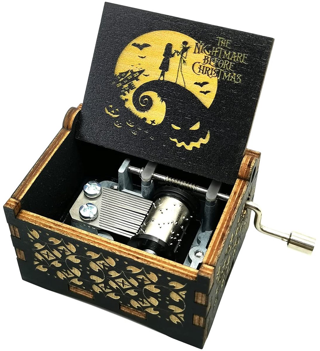 Dailygoods - Nachtmerrie voor Kerstmis Muziekdoos - Halloween Cadeau