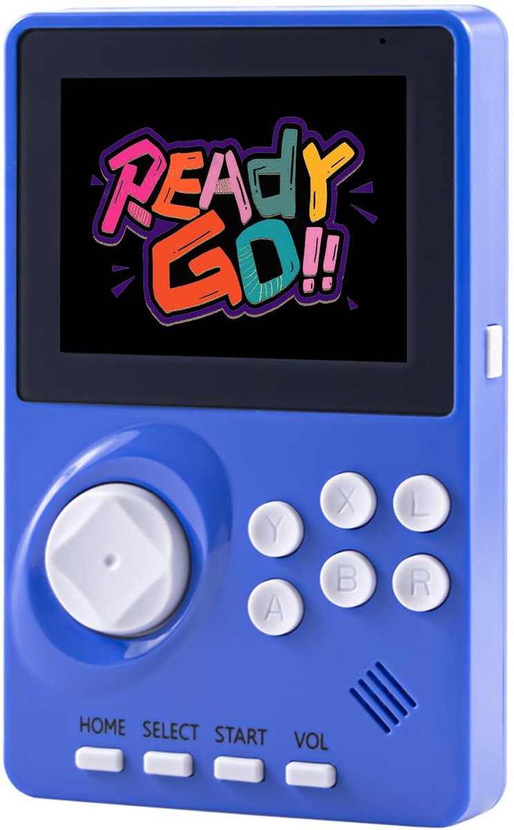 SnelShoppen - Handheld Videogameconsole voor Kinderen met 100 Ingebouwde 16-bits Games, 2,8" Kleurenscherm, Oplaadbare Batterij, Reisvriendelijke Retr