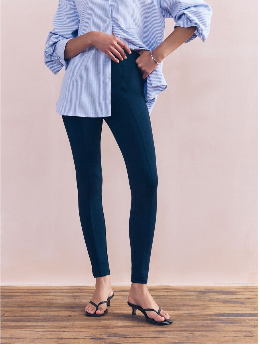 Next - Dames - Legging van ponte-stof - Blauw