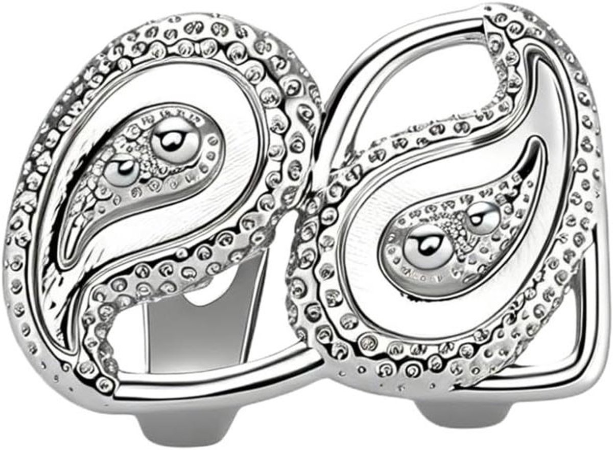 Tanden Grillz - Tanden Sieraden - Feest Accessoire - Dubbele Druppel Vorm - 18K Goud en Zilver - Zirkon