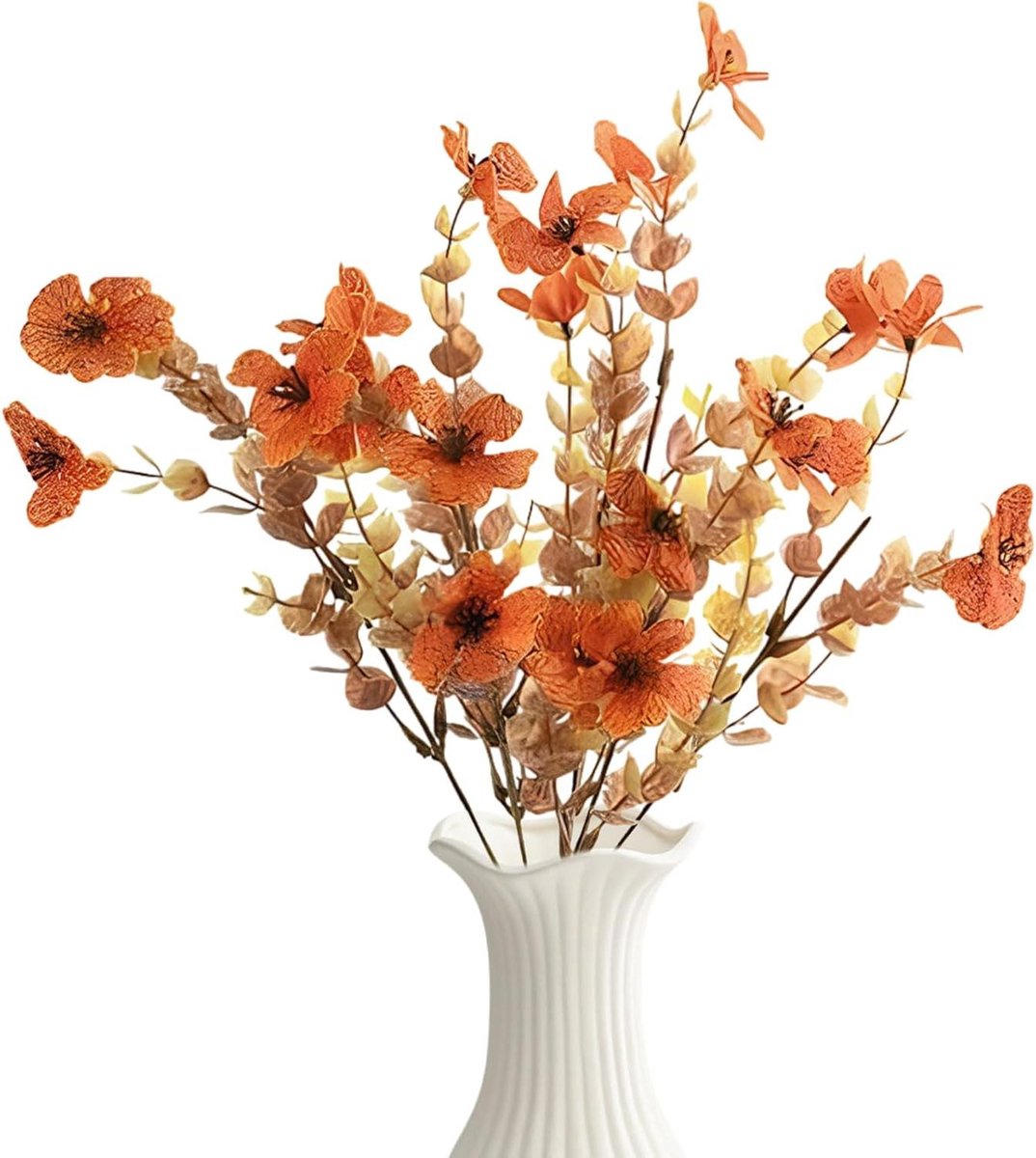 Droogbloemen Kunstbloemen - Gedroogde Decoratie - Ruimtes Verfraaien - Onderhoudsvrij Levensecht - 31x16 cm - Stijl C