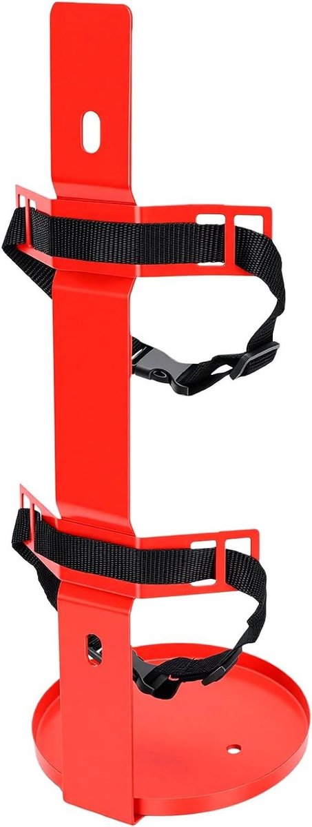 Brandblusserhouder Muurbeugel - Brandblusser Bevestiging - Brandveiligheid Organiseren - Snelsluiting Eén Hand - 67 Inch Lade - Zwart