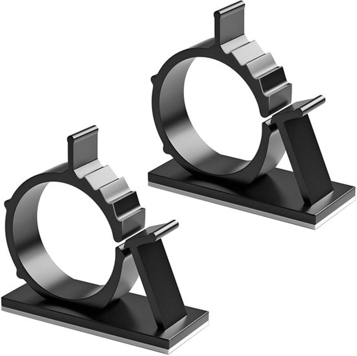 20 stuks kabelclips zelfklevende kabelhouders nylon kabelklemmen voor USB audiokabel oplaadkabel 31 mm - Organiseer je kabels efficiënt