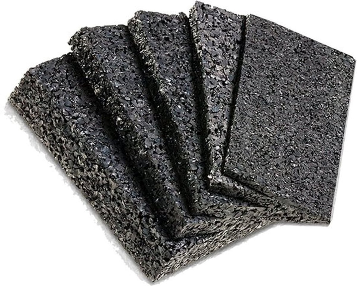 Terrastegels Rubbergranulaat 100 x 50 mm - Diverse Dikte en Aantal