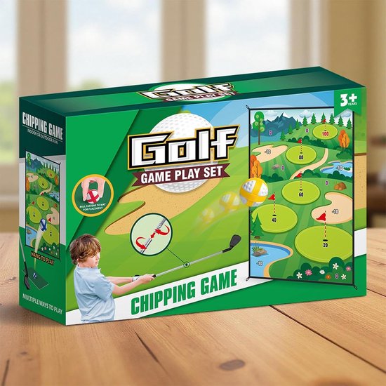 Golf chippingset - Oefenmat - Golf trainen - Dubbelzijdig ontwerp - 150 x 150 cm - C2 van GOLF — afbeelding 4