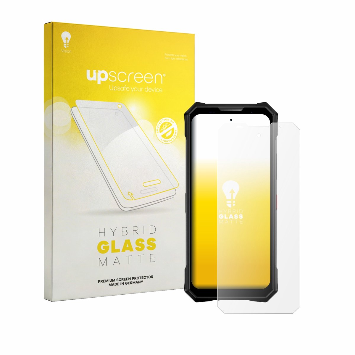 upscreen - Screenprotector voor Doogee V50 - Folie Beschermfolie Beschermglas matte