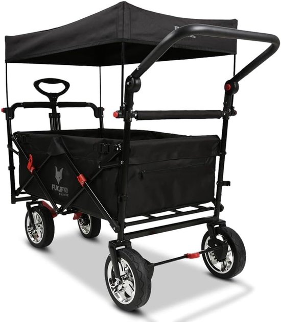 Bolderkar Handkar - Transportwagen Opvouwbaar - Dagelijks Gebruik - Compact Opvouwbaar - Max 75kg - Zwart van Bolderkar — afbeelding 2