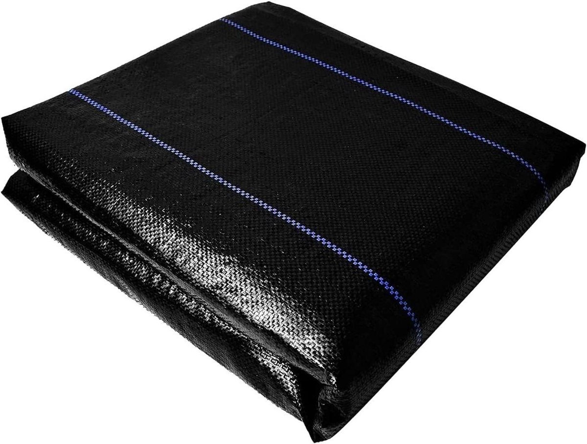 Onkruidwerend doek - Wegdoek gronddoek - Onkruid voorkomen - UV-gestabiliseerd geweven - 0.4 x 140 meter - Zwart